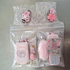 Sanrio My Melody Tokimeki Heisei Kogal  Straps & Garake 4Set Y2K Keychain Rare picture