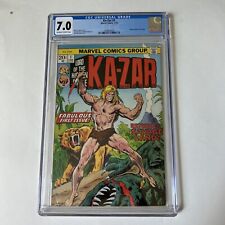 Marvel Comics CGC 7.0 Ka-Zar #1 Return to the Savage Land -1974-Shanna cameo picture