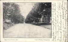 Hinsdale Massachusetts MA Street Scene 1900s-10s Postcard picture