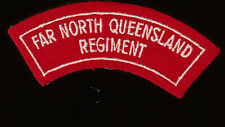 WW2 Far North Queensland Regiment cloth shoulder title picture