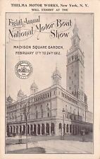 NY - 1912 Eight National Motor Boat Show at Madison Square Garden  New York City picture