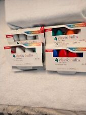 Vintage C-9 1/2 Christmas Tree Lamps NOMA  Light Bulbs Multi Colored ---TESTED picture