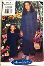 VOGUE PATTERN 9525 MOMMIE & ME MATCHING DRESSES CHILD ADULT ALL SZ ADORABLE RARE picture