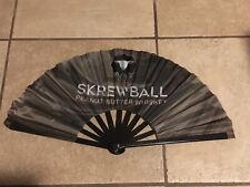 Screwball peanut Butter Whiskey Advertising Hand Fan Promo  picture
