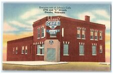 c1960's Johny's Cafe And Bar Exterior Roadside Scene Omaha Nebraska NE Postcard picture