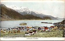Postcard Overview of Douglas, Alaska picture