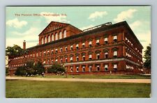Washington DC-The Pension Office, Exterior Building, Vintage Postcard picture