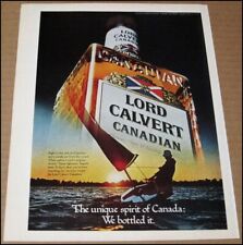 1979 Lord Calvert Canadian Whisky Print Ad Vintage Advertisement 8.25