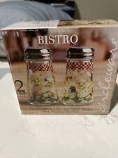 Bistro New CircleWare Chef Decaled Salt And Pepper Shaker picture