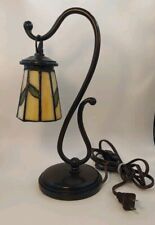 Vintage Quoizel Tiffany Style Table Lamp 12” picture