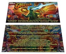 Stern Godzilla Premium Pinball Custom Apron Instruction Cards picture