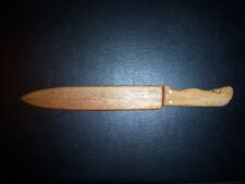 Vintage Antique Custom Homemade Knife W/ wood sheath picture