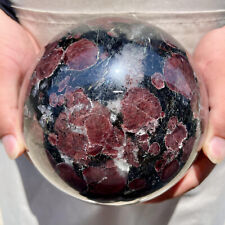 3580g Natural Garnet Sphere Quartz Crystal Mineral Reiki Healing picture