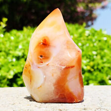 194g Natural red agate torch polished quartz crystal specimen healing picture