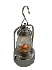 Vintage Crown Electric Small Hurricane Lamp Lantern Japan Works Hanging Light picture