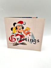 Incredible 1948 Disney Staff Holiday Card & Calendar - Mickey Brer Rabbit Dumbo picture