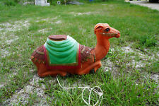 Vintage Empire Christmas Nativity Camel Plastic Lighted Blow Mold W/Cord Tested picture
