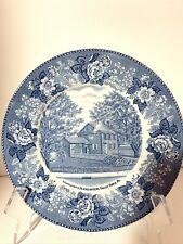 Collectible Plate Historic Valley Forge Plate By Staffordshire Blue And White picture