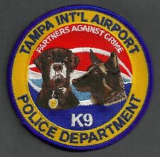 TAMPA INTERNATIONAL AIRPORT FLORIDA POLICE K-9 UNIT SHOULDER PATCH picture