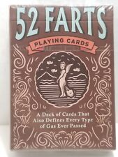 52 Farts Playing Cards Poker Size Deck Custom Rare New & Sealed picture