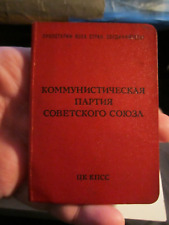 1942 RUSSIAN I.D. BOOKLET WITH LOADS OF WRITING AND SIGNATURES - BBA-23A picture