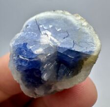85 Ct Very Bueatiful Top Color Sapphire Crystal With Mica From Badakhshan Afg picture