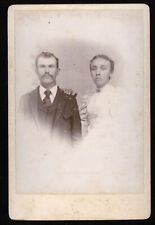 found from ALBUM * CABINET CARD PHOTO no location MAN & WOMAN  picture