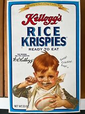 Vintage Used 1990s Kellogg’s Rice Krispies Cereal Box, Vanishing Ink Pen Premium picture