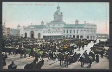 1900s Canada ~ Kingston, On. ~ Market Scene in Winter ~ Clock Tower City Center picture