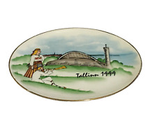 VintageTallinn Estonia Souvenir Decorative Wall Plate Hand Painted picture