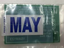 DMV MONTH TAG STICKER MAY/ MAY CALIFORNIA DMV LICENSE PLATE ORIGINAL TAG picture