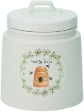 Transpac Honey Bee Tea Co Cannister Cookie Jar Lid sealed picture