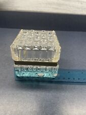 Baccarat style cut crystal box picture