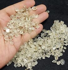 An amazing lot of terminated Quartz crystals with petroleum inclusions 130 grams picture