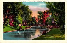 San Antonio River San Antonio Texas Postcard picture
