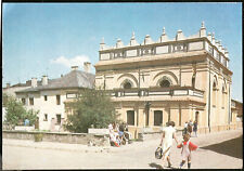 JUDAICA ZAMOSC POLAND SYNAGOGUE REAL PHOTO COLOR POSTCARD UNUSED picture