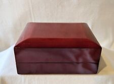 Rosewood Jewelry Box Made By Noble 6x5x2-3/4