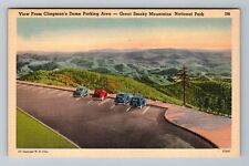 Smokey Mts TN-Tennessee, View from Clingman's Dome Parking, Vintage Postcard picture