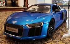 MAISTO 1:18 Audi R8 V10 Plus Diecast Vehicle Sports Car RARE BLUE  picture