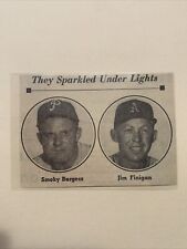 Smoky Burgess Phillies Jim Finigan A's 1954 Sporting News Baseball Panel picture