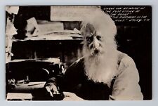 Notch MO-Missouri RPPC, Uncle Pike Working In Post Office, Vintage Postcard picture
