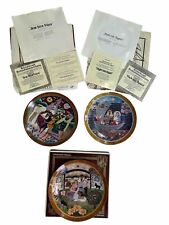 Lot Of 6 German Collector Plates Hedi Keller Nativity Plate Set 1981-83 COA Vtg picture