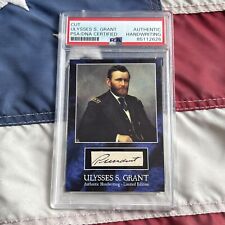 Ulysses Grant Cut Partial Autograph Signature Signed 
