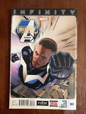 Mighty Avengers #3 Greg Land Blue Marvel Cover 2014 White Tiger Joins Team picture