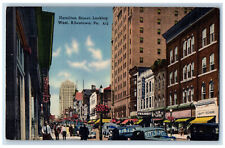 c1950's Hamilton Street Looking West. Allentown Pennsylvania PA Postcard picture