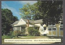 THE EDISONS HONEYMOON COTTAGE Postcard Winter Home Fort Myers Florida picture