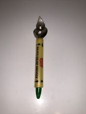 Vintage 2-Way Advertising Can Bottle Opener Dave’s Co-OP Service Auto Air . picture