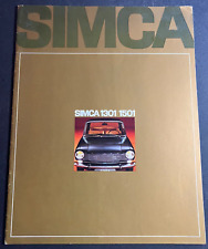 1969 Chrysler Simca 1301/1501 - Vintage 18-page Car Sales Brochure - Dutch NICE picture