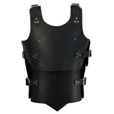 Medieval Leather Amor set - Rogue, Black Handcrafted, Genuine leather LARP Armor picture