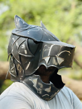 Wolf Head Helmet Medieval Animalistic Design Helloween cosplay Helmet Armor picture